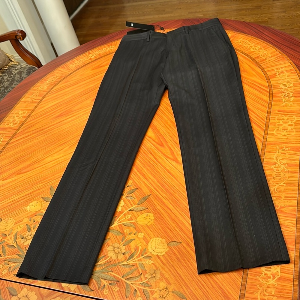 Boss Hugo Boss 100%Virgin Wool pinstripe pants trousers sz.30R